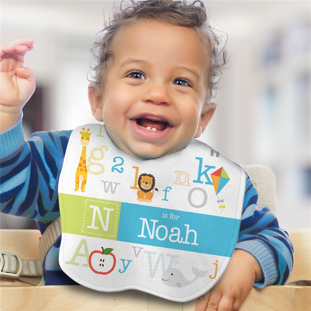 Personalized Alphabet Baby Bib U11397165