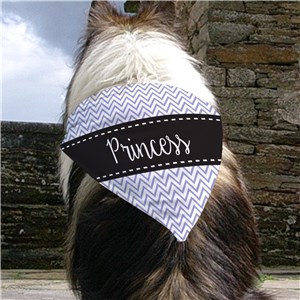 Personalized Chevron Pet Bandana | Personalized Pet Bandana