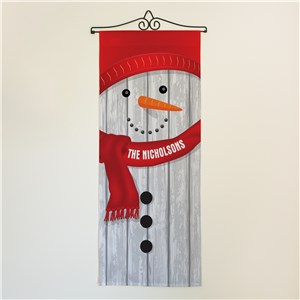 Personalized Snowman Wall Hanging | Christmas Wall Decorations