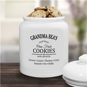 Personalized Oven Fresh Treat Jar | Personalized Cookie Jars