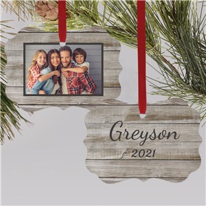 Personalized Vintage Family Photo Ornament | Photo Ornaments