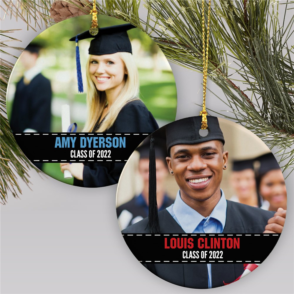 Personalized Graduation Photo Ornament | Graduation Gifts