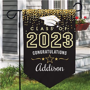Personalized Class of Pennant Garden Flag 