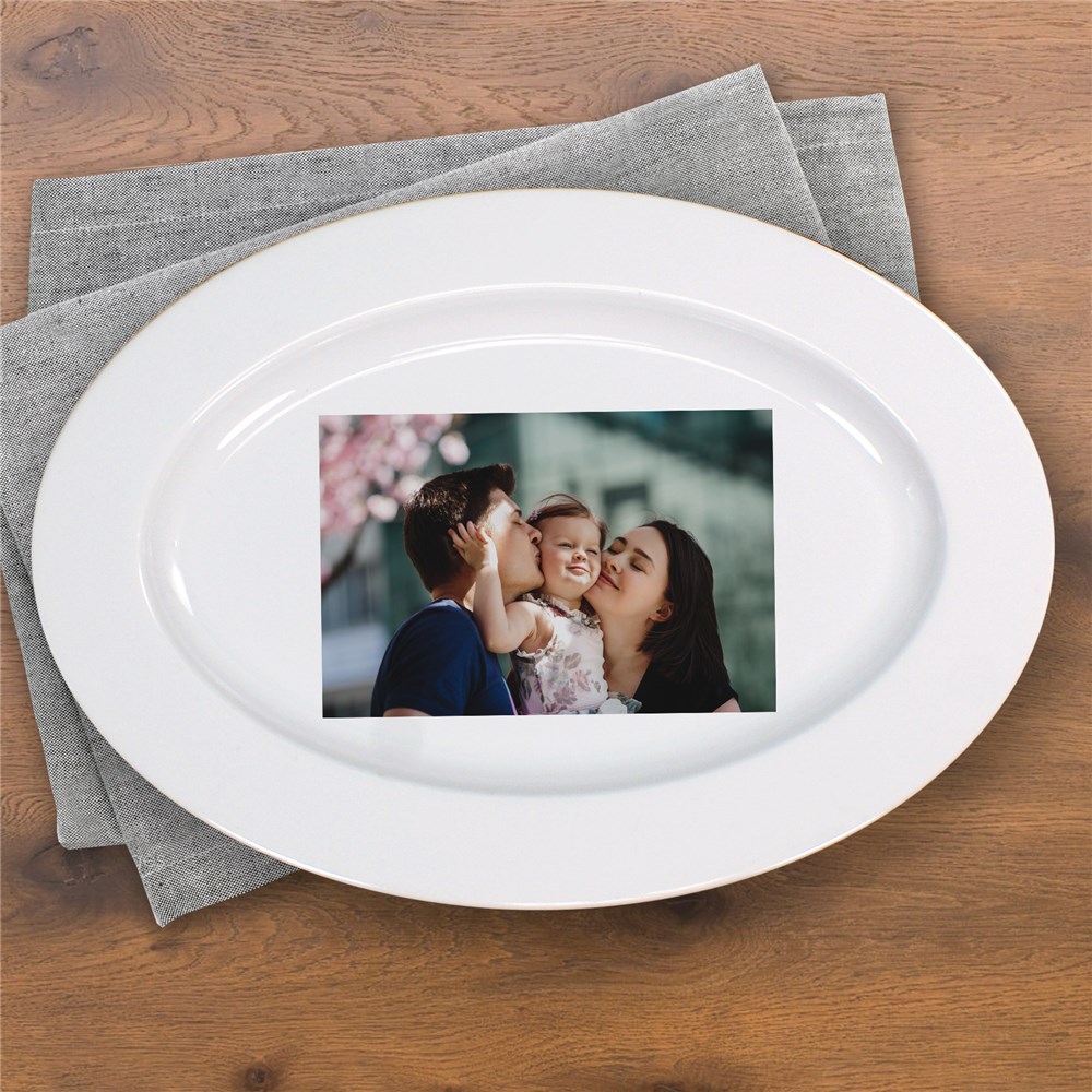 Photo Ceramic Serving Platter | Personalized Photo Gifts