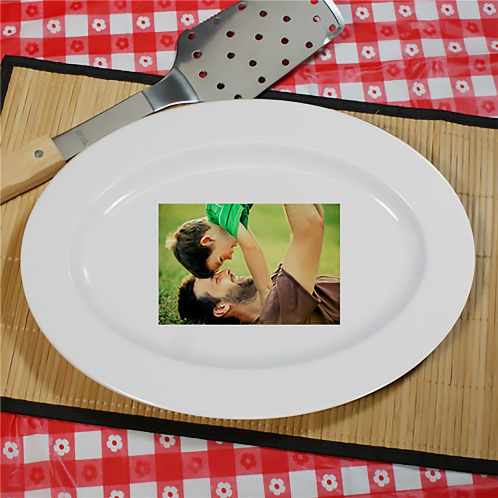Photo Ceramic Serving Platter GiftsForYouNow