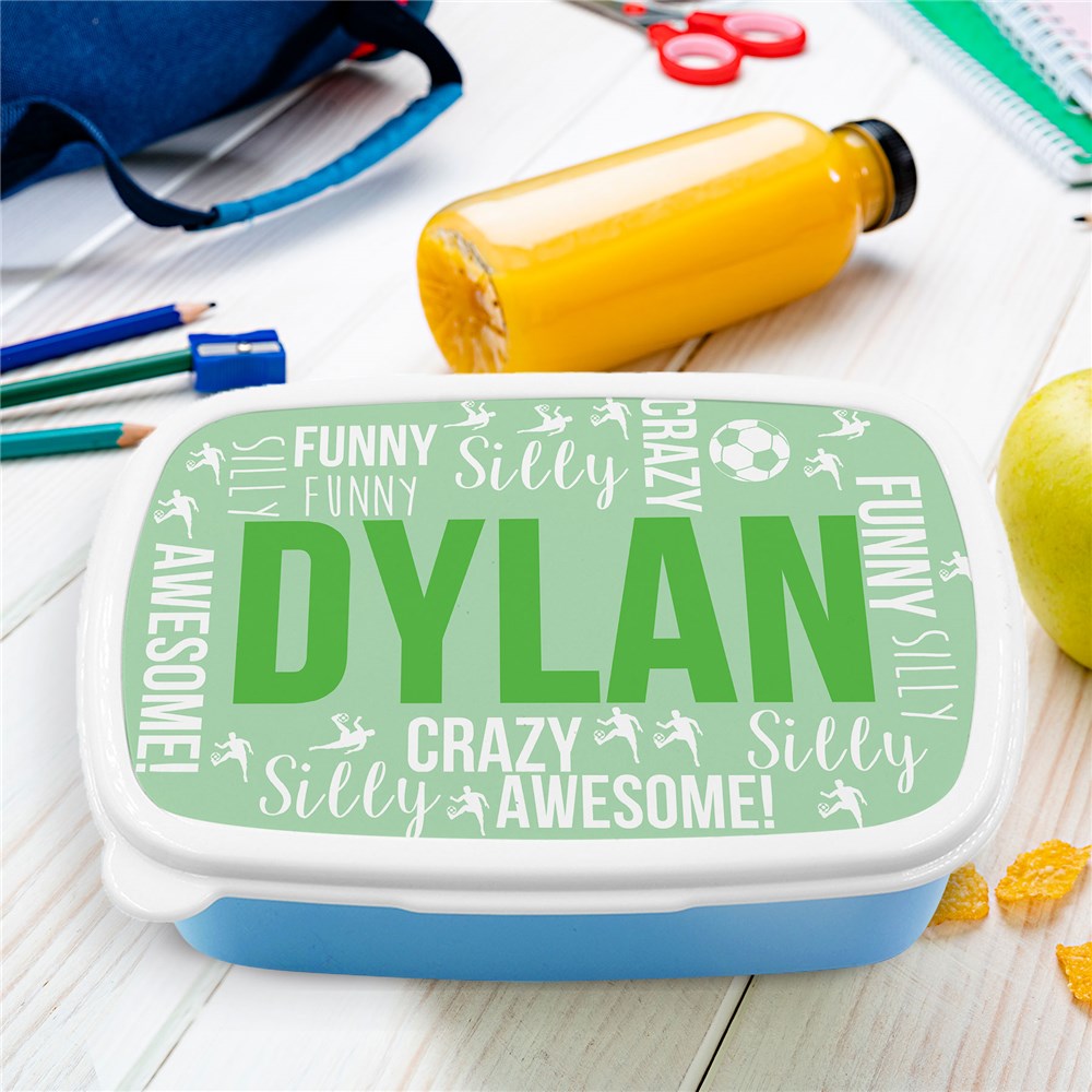 Personalized Kids Word Art Lunch Box U12959167X