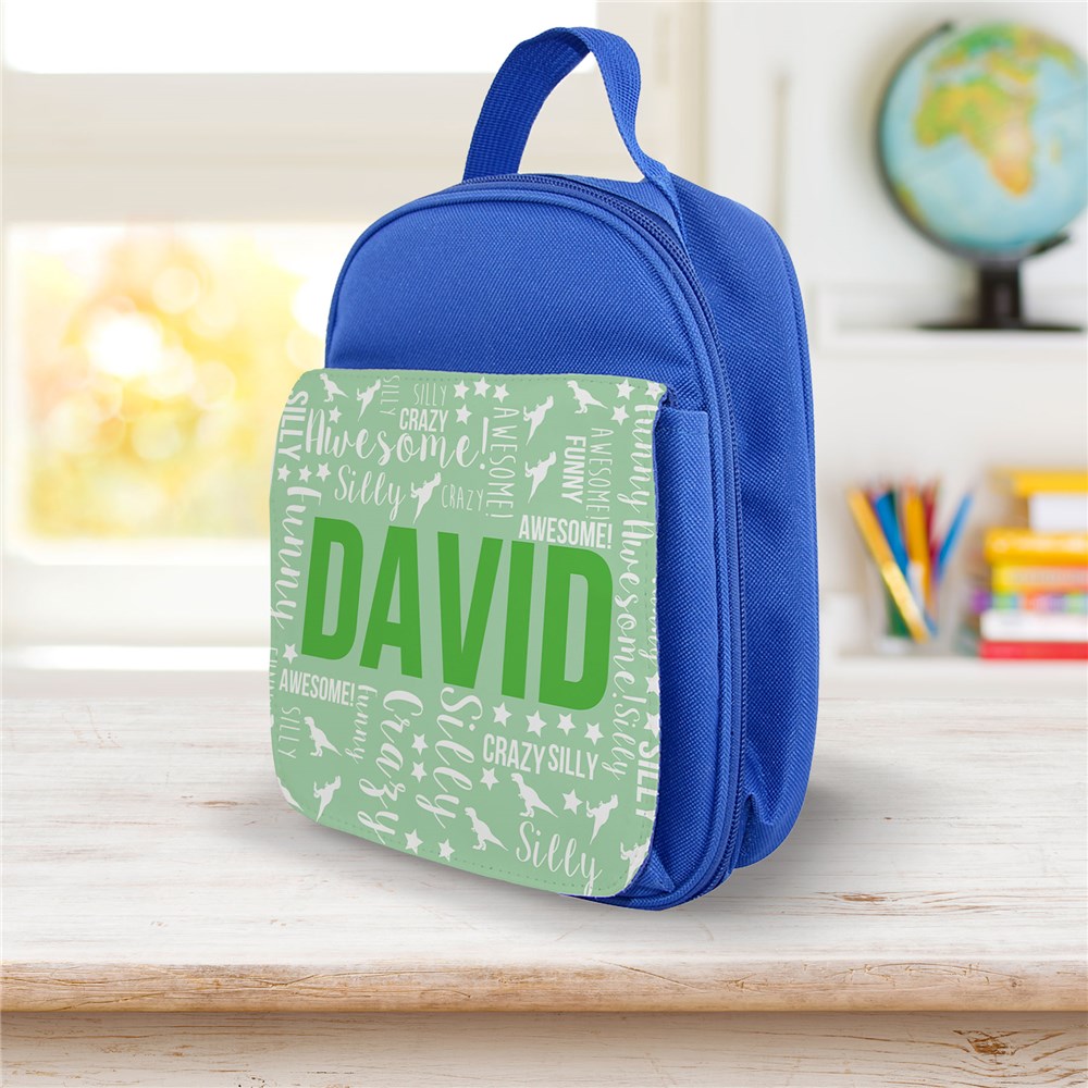 Personalized Kids Word Art Lunch Bag U12959168X