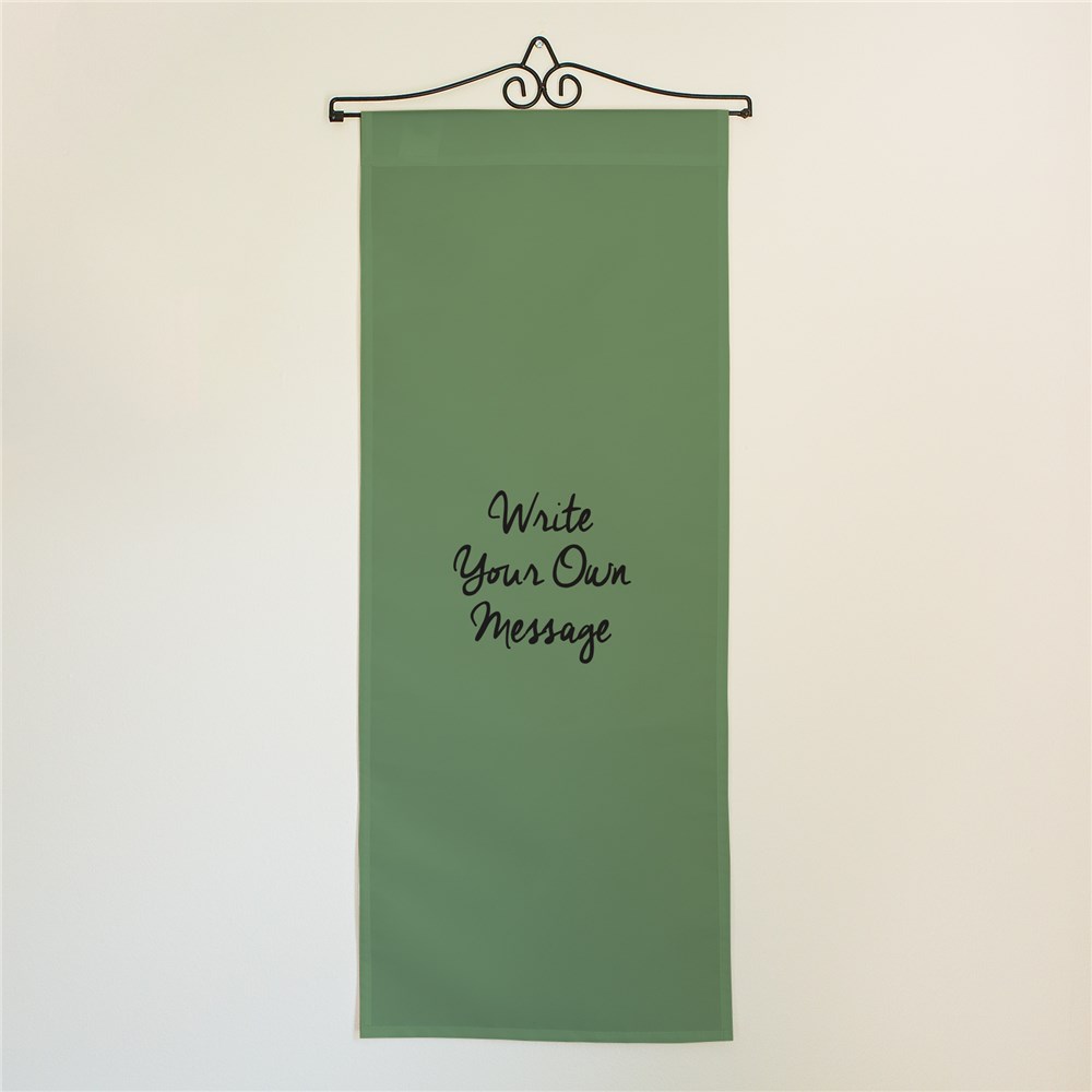 Personalized Write Your Own Wall Hanging | Personalized Quote Wall Art