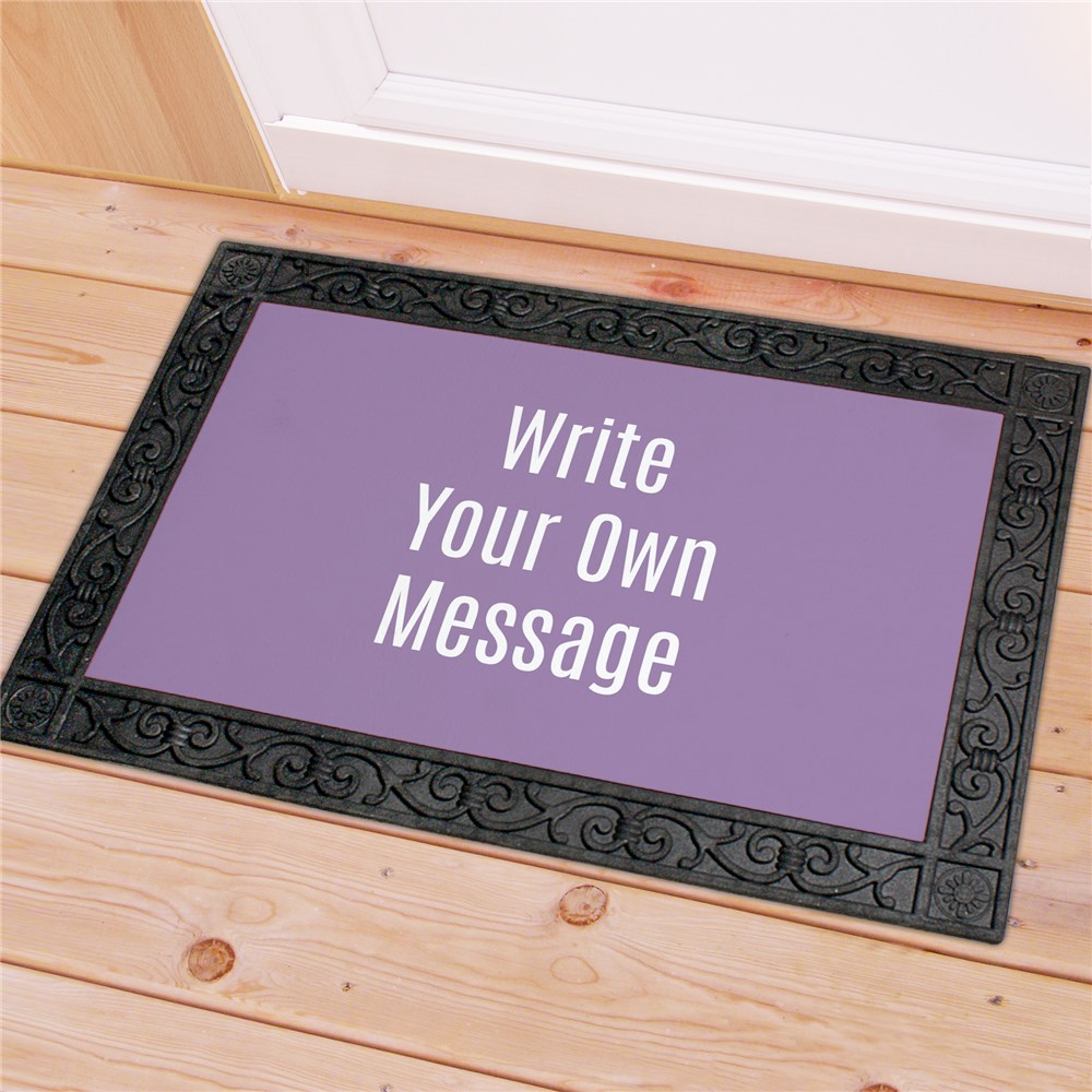 Personalized Write Your Own Doormat GiftsForYouNow