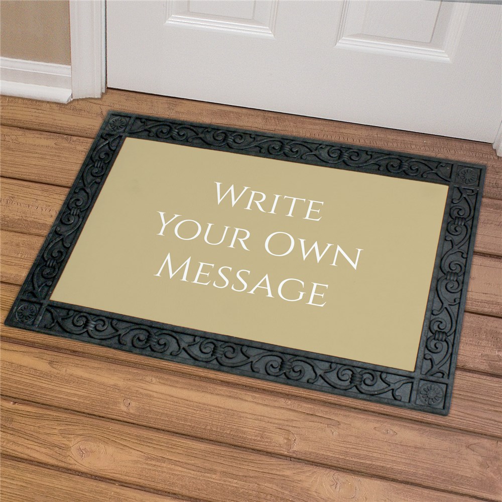 Personalized Write Your Own Doormat U1324483X