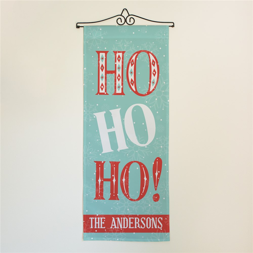 Retro Christmas Decorations | Blue and Red Wall Christmas Hangings