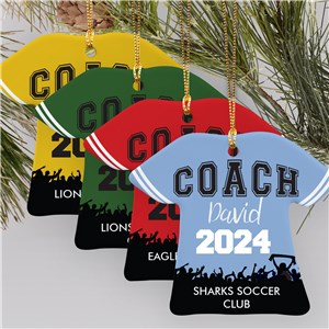 Coach Shirt Ornament | Gifts For Coaches