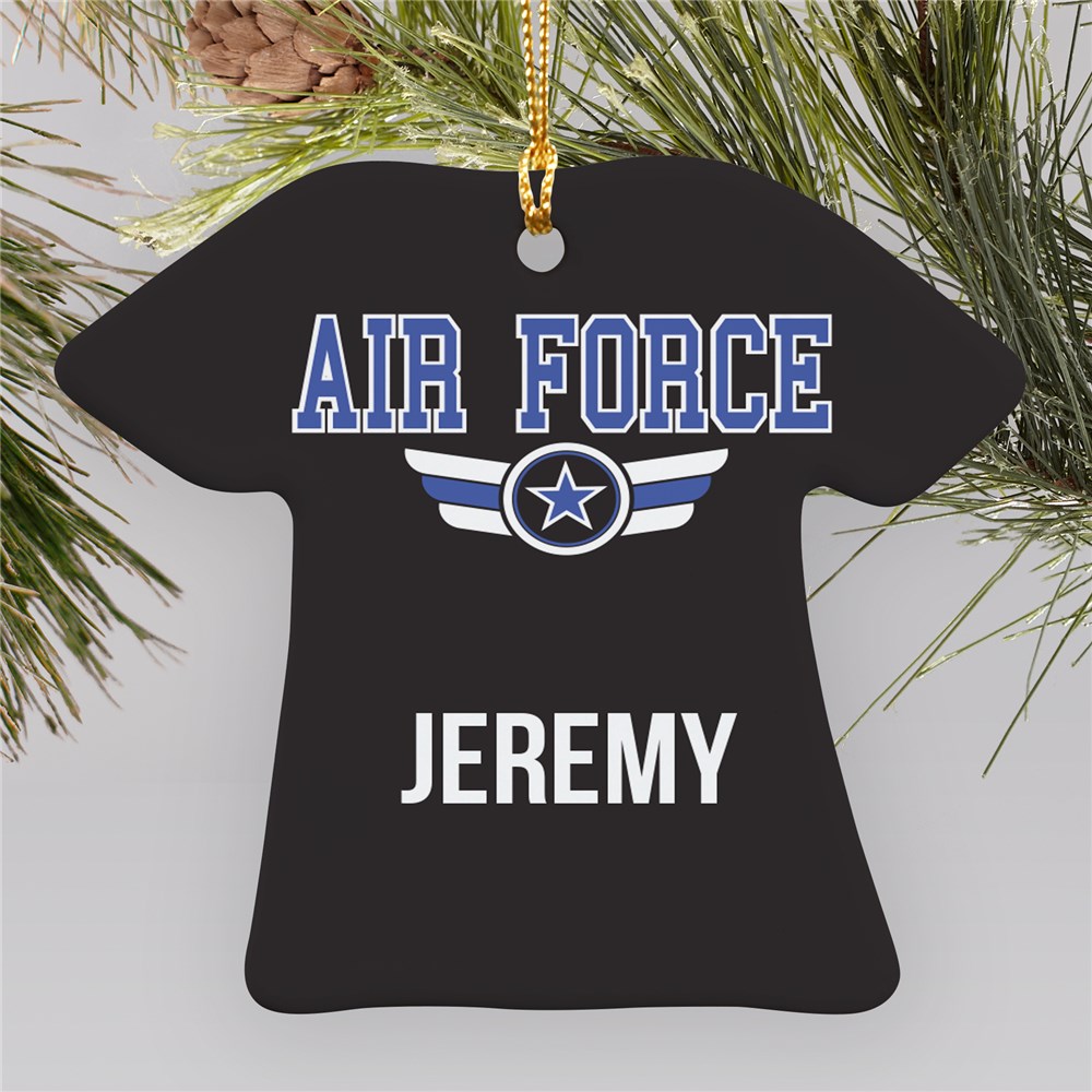 Air Force Ornament With Name | Military Christmas Ornaments