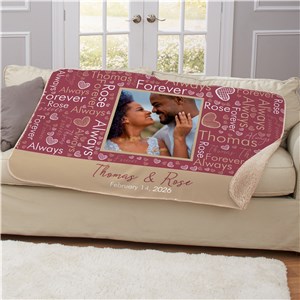 Photo Blanket | Personalized Gifts for Valentine's Day 2019
