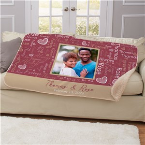 Photo Blanket | Personalized Gifts for Valentine's Day 2019