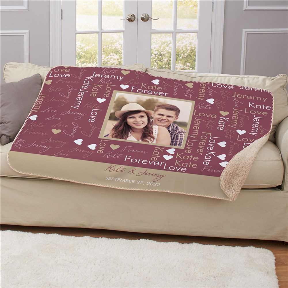 Photo Blanket | Personalized Gifts for Valentine's Day 2019