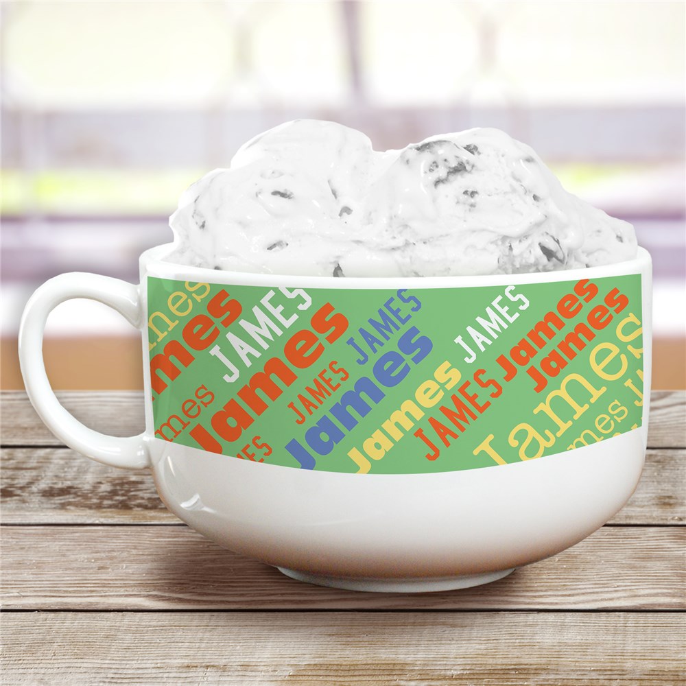Personalized Ice Cream Bowl | Kids Ice Cream Bowl