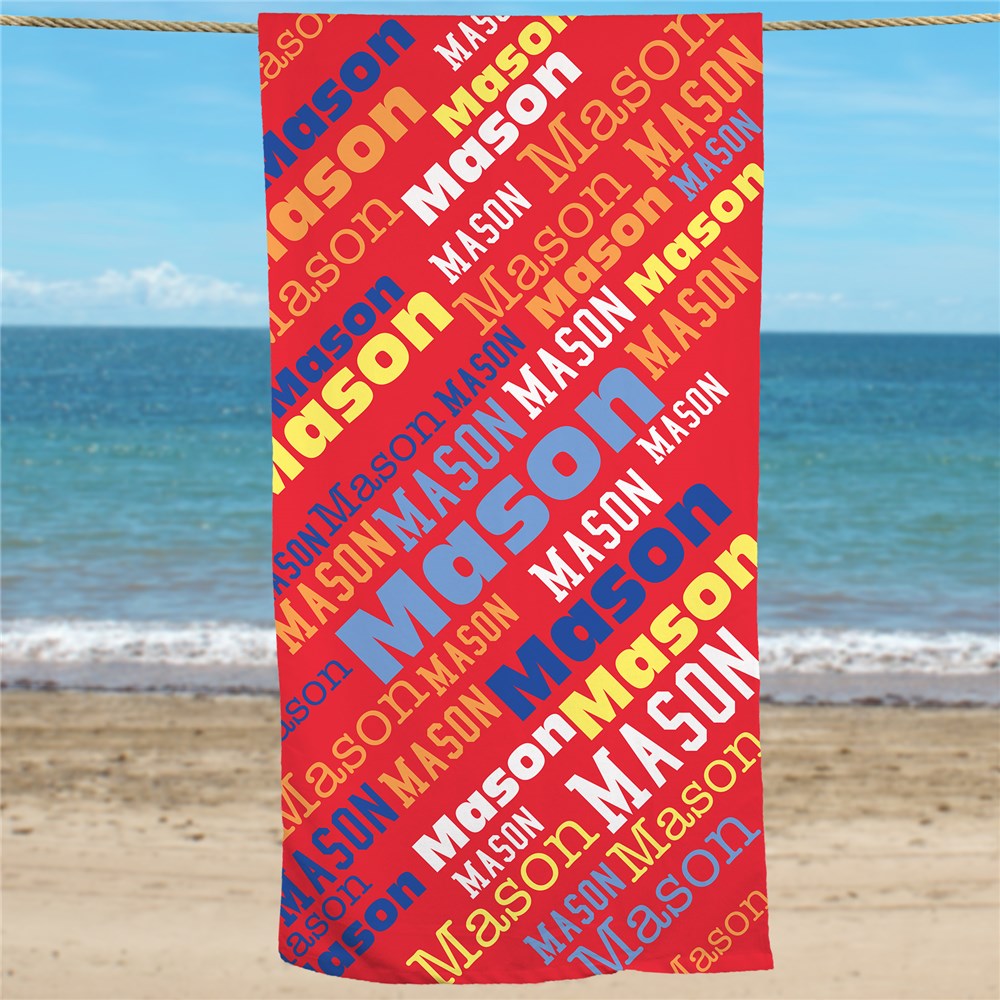 Personalized Kids Towels | Beach Towels With Name