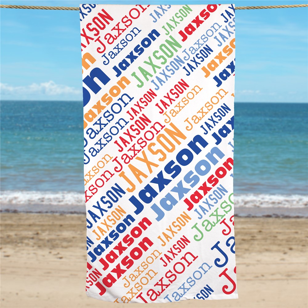 Personalized Kids Towels | Beach Towels With Name