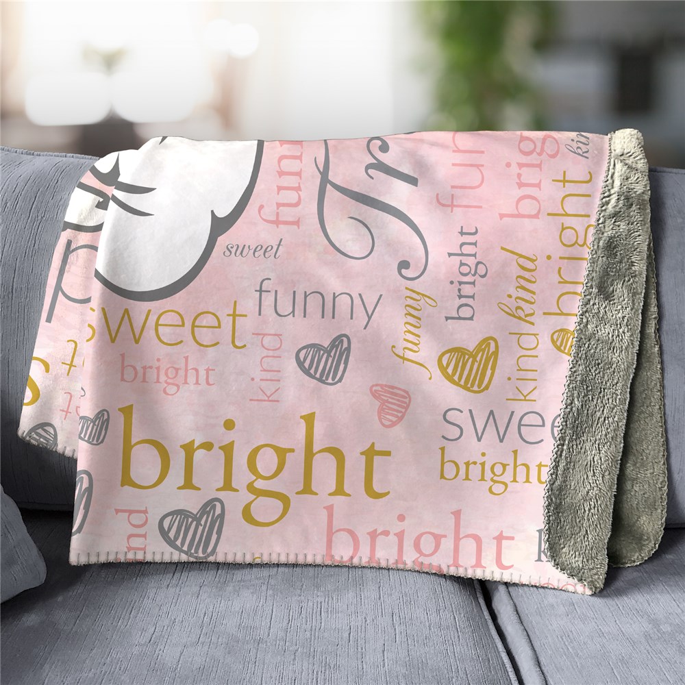 Personalized Blankets For Kids | Oversized Sherpa Blankets