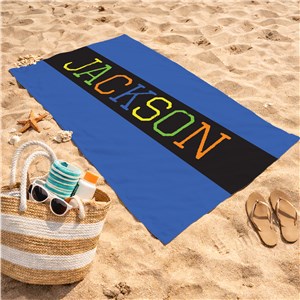 Kids Beach Towel | Personalized Beach Towel With Names