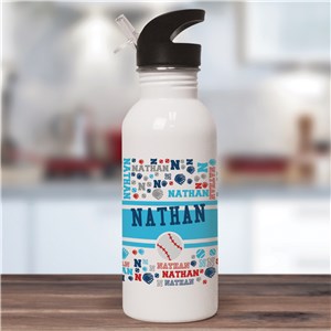 Personalized Kid's Water Bottle | Personalized Kids Sports Gear