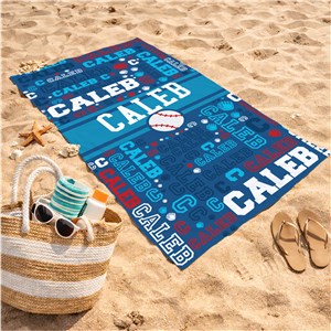 Sports Towel For Kids | Personalized Kids Beach Towel