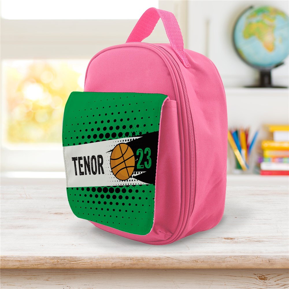 Personalized Lunch Bag with Sports Ball Design