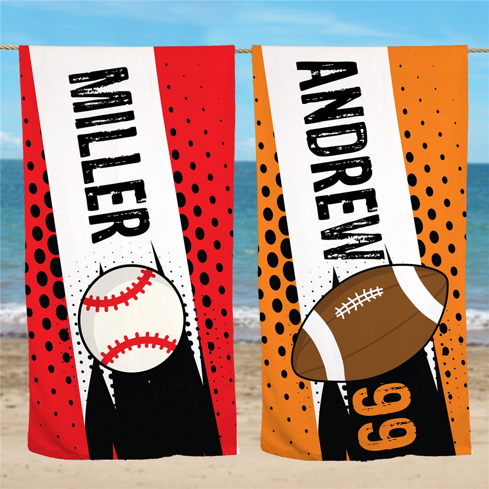 Personalized Beach Towels | Sports Towels For Kids