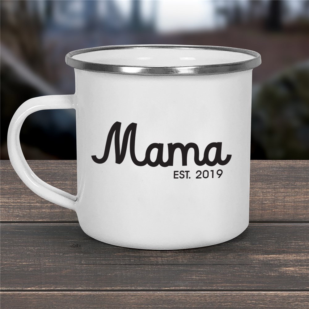 Personalized Camping Mugs | Mama Year Established Gifts