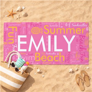 Personalized Beach Towel | Beach Towel With Name
