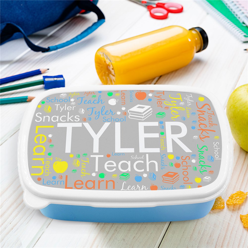 Kids' Lunch Box with Custom Text