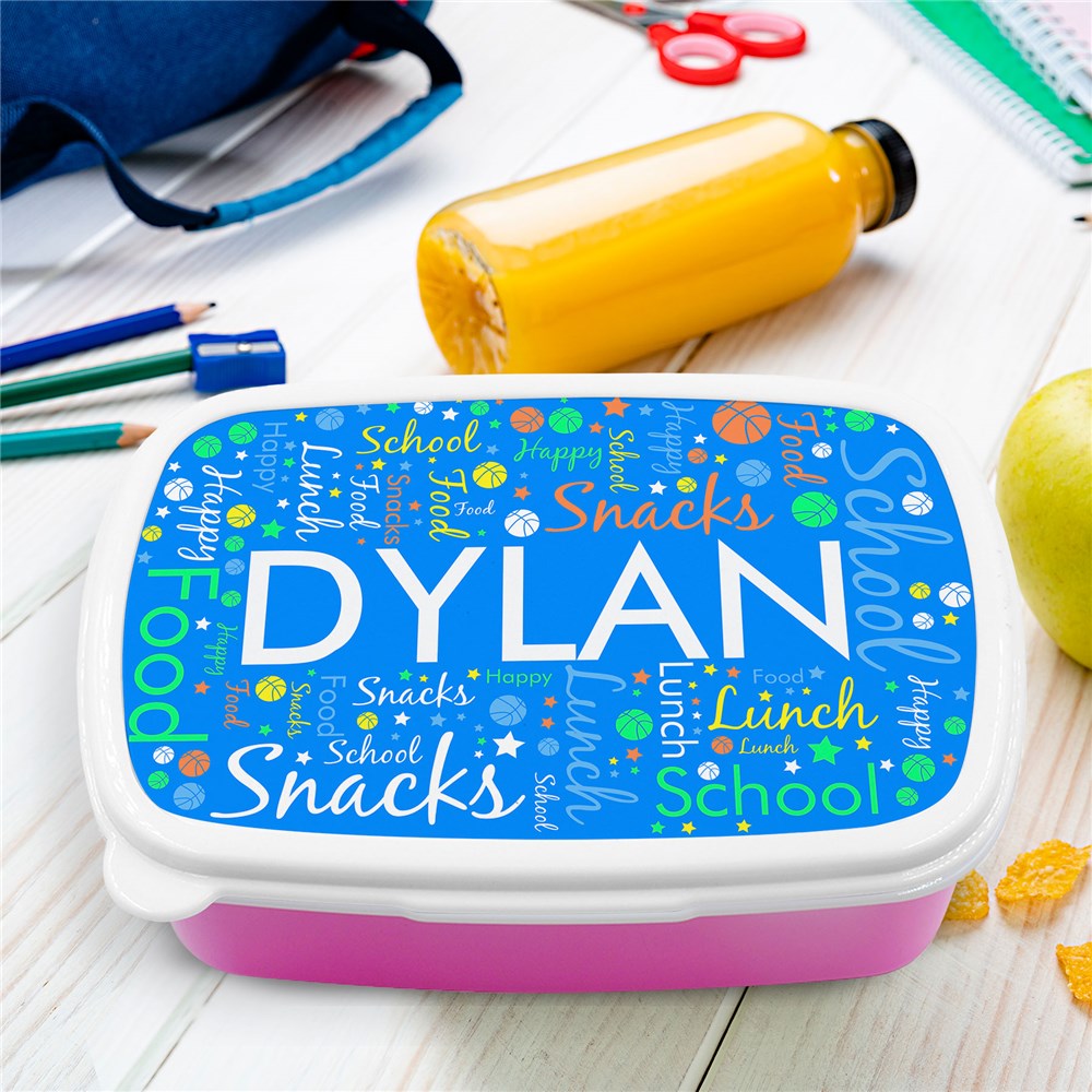 Kids' Lunch Box with Custom Text