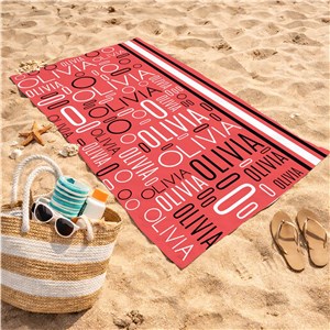 Sports Beach Towel | Personalized Beach Towels For Kids