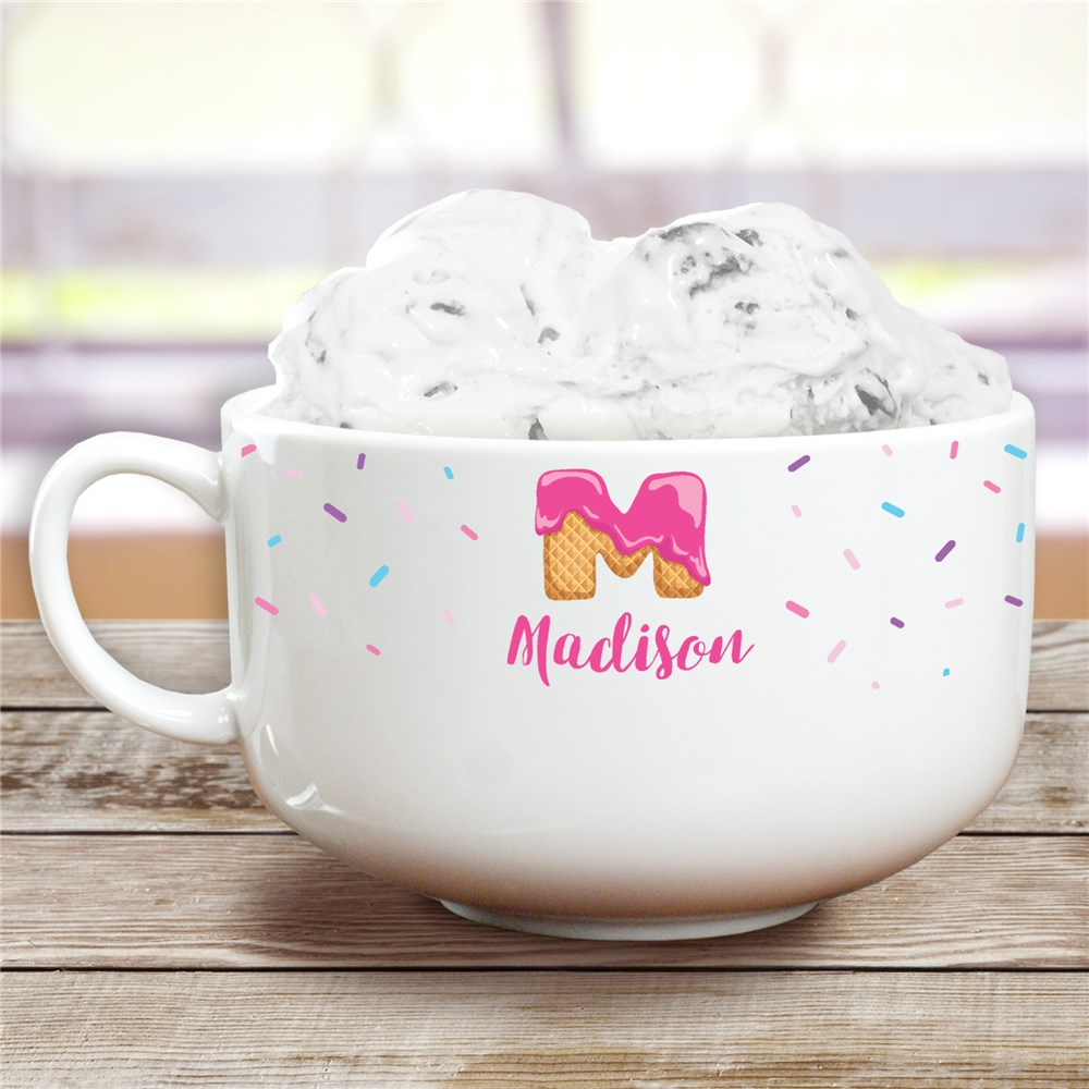Personalized Ice Cream Bowls | Oversized Ice Cream Bowl