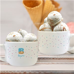 Personalized Sprinkles Bowl with Handle U1456323T