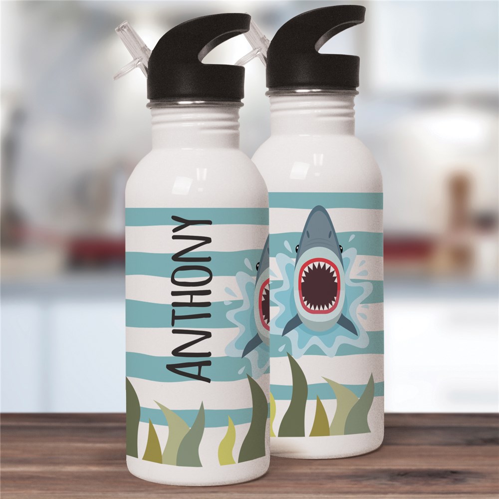 Personalized Kids Water Bottles | Shark Gifts For Kids
