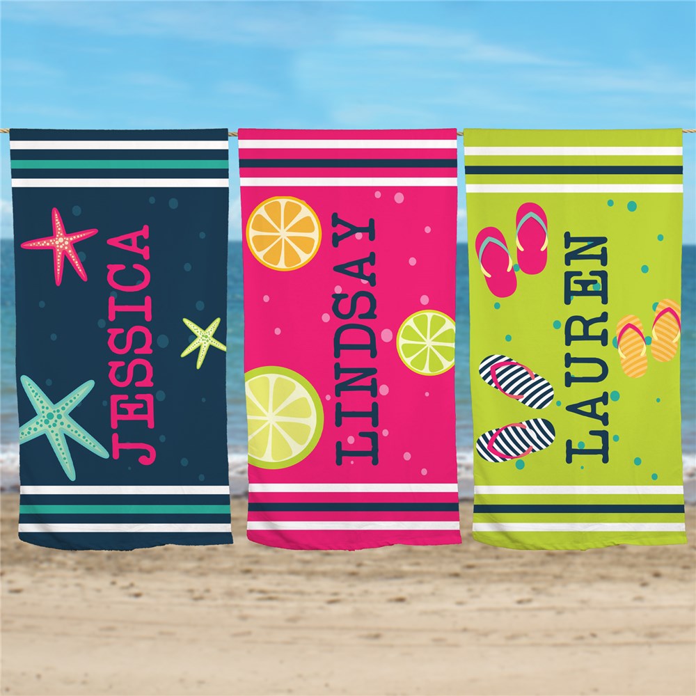 Personalized Beach Towels | Beach Towel With Name