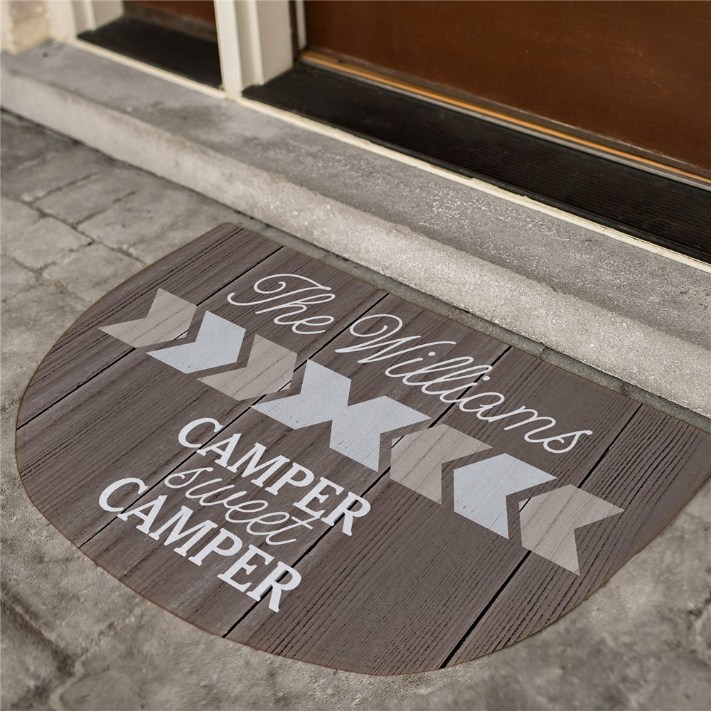 "Camper Sweet Camper" Doormat