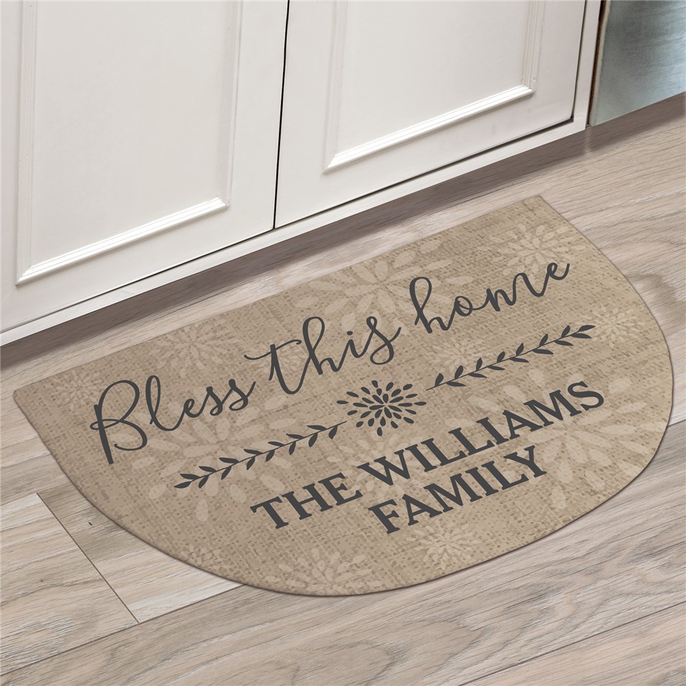 Personalized Doormats | Bless This Home Personalized Doormat