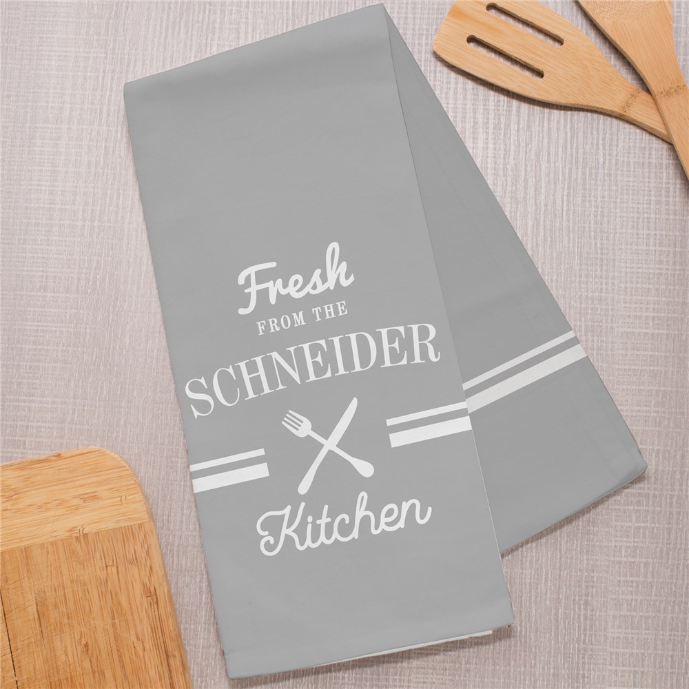Stylish Kitchen Decor | Classic Personalized Kitchen Towel