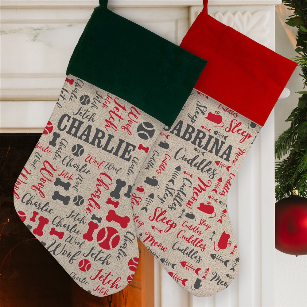 personalized pet stocking