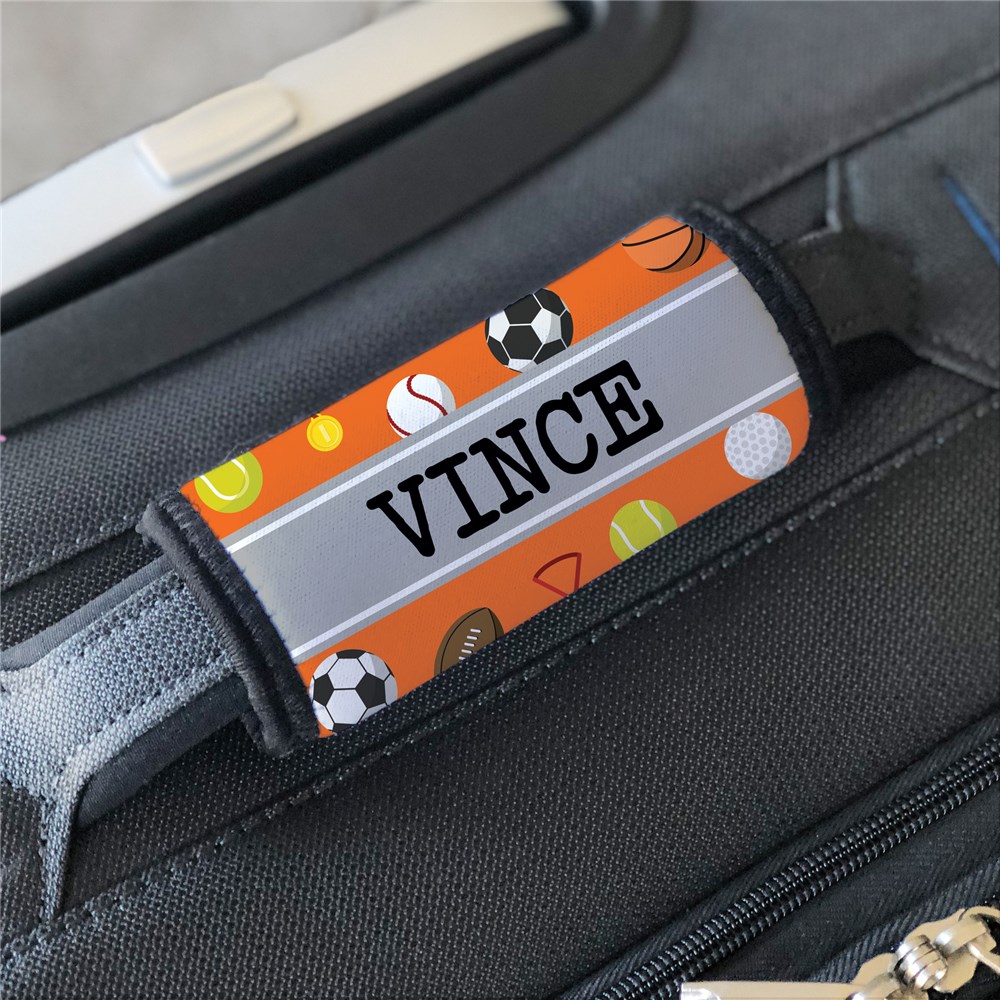 Personalized Sports Luggage Grip GiftsForYouNow