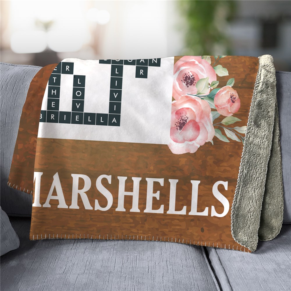 Personalized Blankets | Over Sized Sherpa Blankets