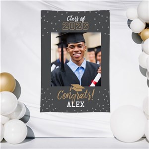 Personalized Class Of With Confetti Wall Tapestry U16031189