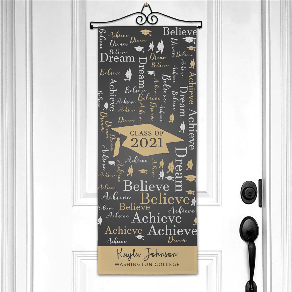 Personalized Class Of WordArt Wall Hanging Graduation Wall Decoration