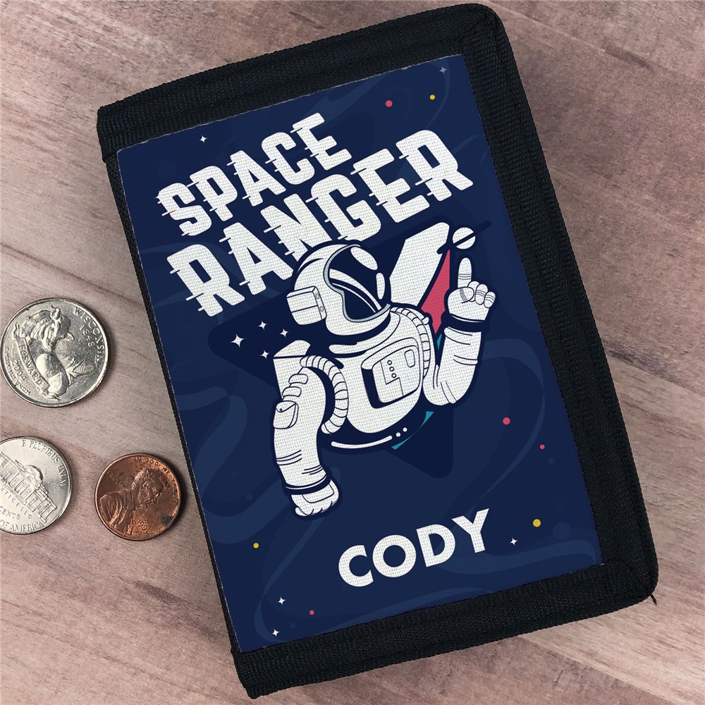 Personalized Space Ranger Kids' Wallet