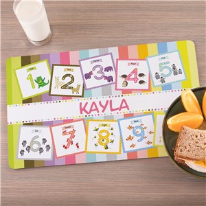 Personalized Placemat For Kids
