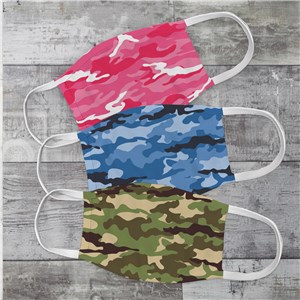 Personalized Camo Face Mask