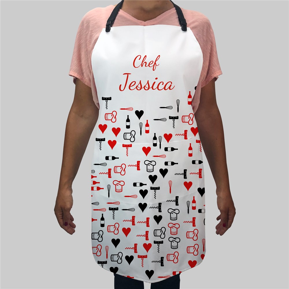 Chef Word-Art Apron
